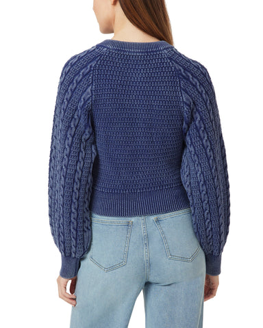 Habitual | Washed Cable Cardigan
