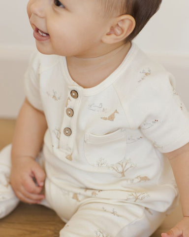 Quincy Mae | Fox Land Drawstring Pant