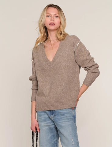Heartloom | Lucena Sweater in Mink