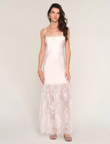 Heartloom | Peche Dress in Ivory