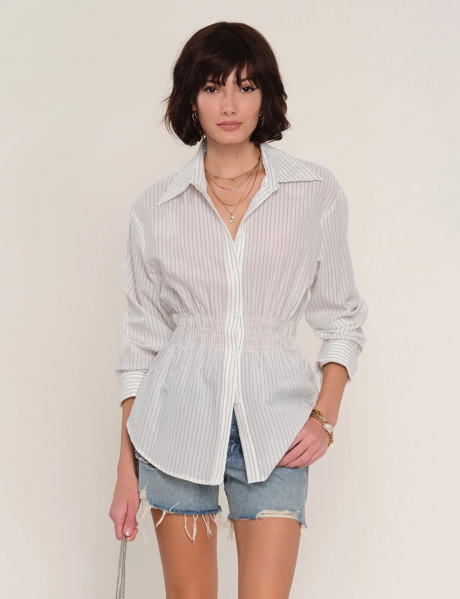 Heartloom | Provence Shirt in Eggshell