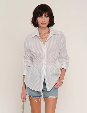 Heartloom | Provence Shirt in Eggshell