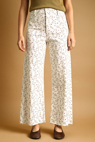 Miou Muse | Floral Print Stretch Pants