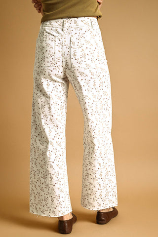 Miou Muse | Floral Print Stretch Pants