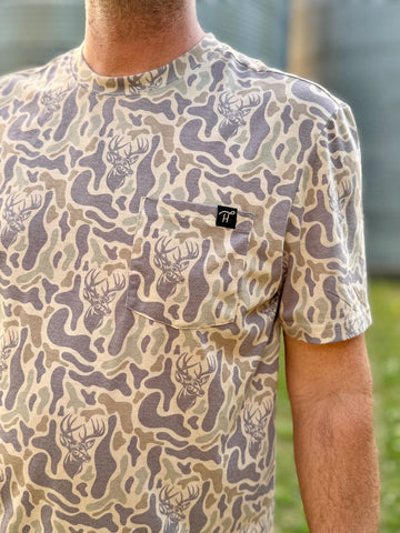 Happy Threads | Camo Deer T-Shirt