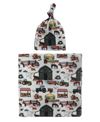 Fletch | Farm Fresh Swaddle Set