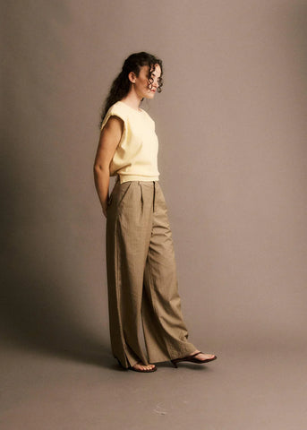 Jiji | Caleb Top in Jaune Pale