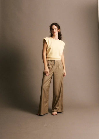 Jiji | Caleb Top in Jaune Pale