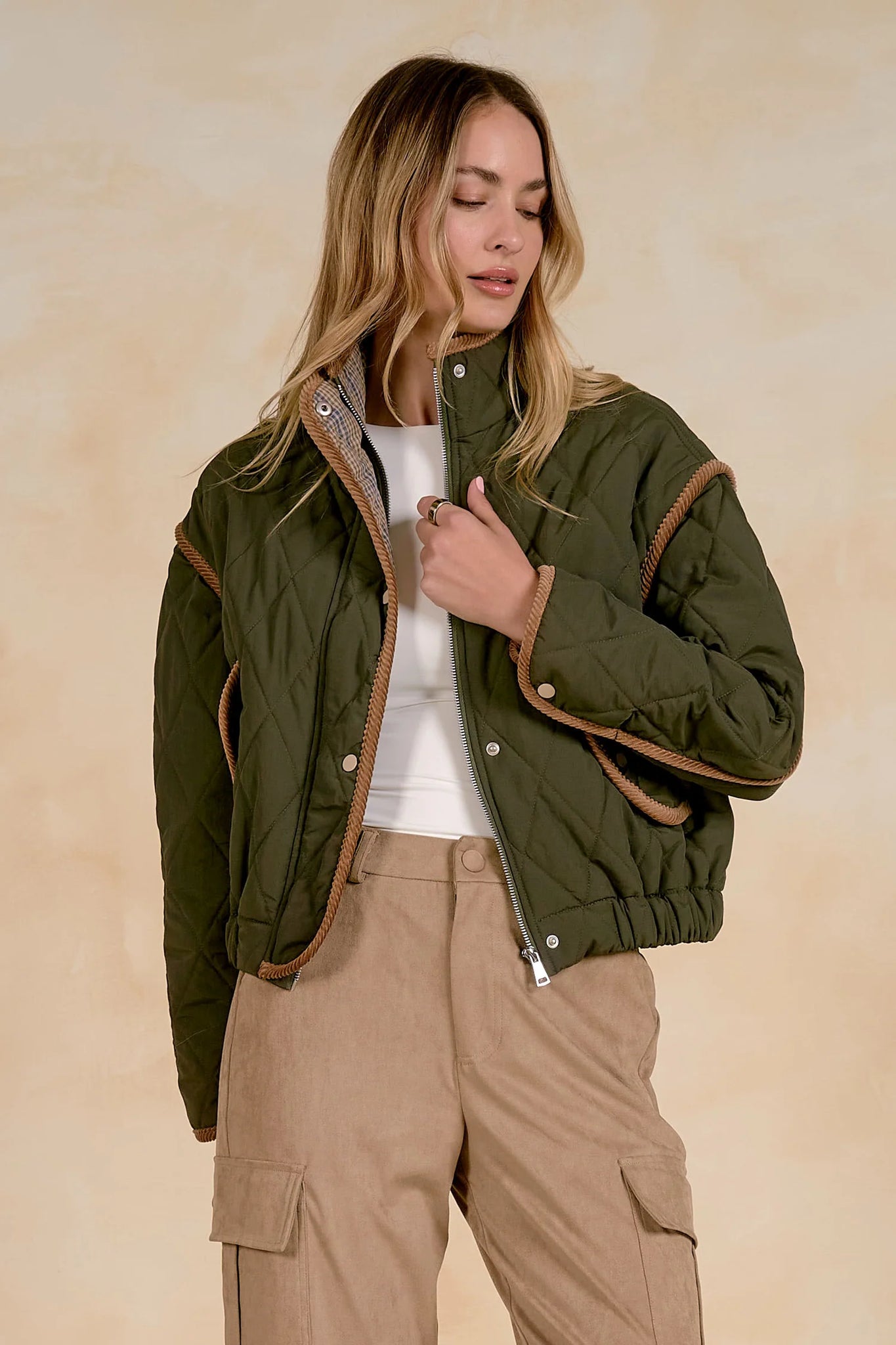 Elan | Olive Jacket