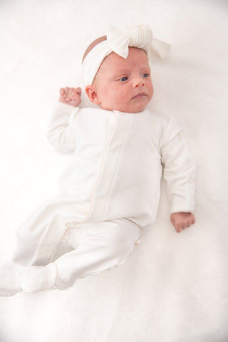 Bei Bei | Puff Sleeve Snap Romper