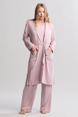 BAREFOOT DREAMS | LMJ ROBE W/PIPING