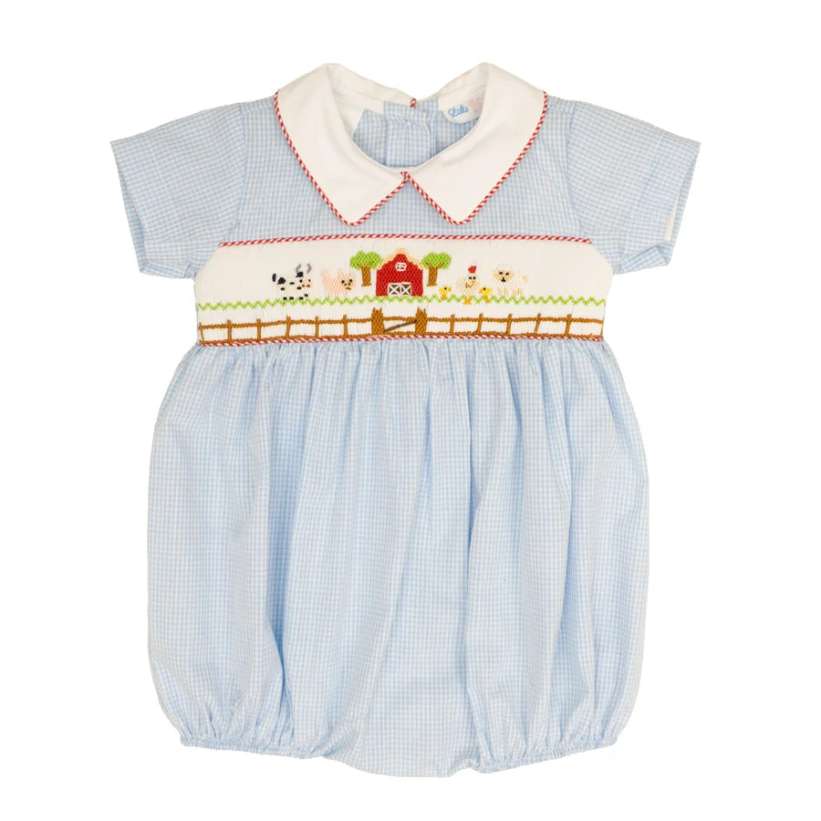 Lulu Bebe | Boys Farm Collared Bubble