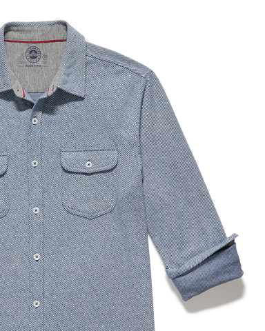 Flag & Anthem | Hero Solid Twill Knit Flannel Shirt
