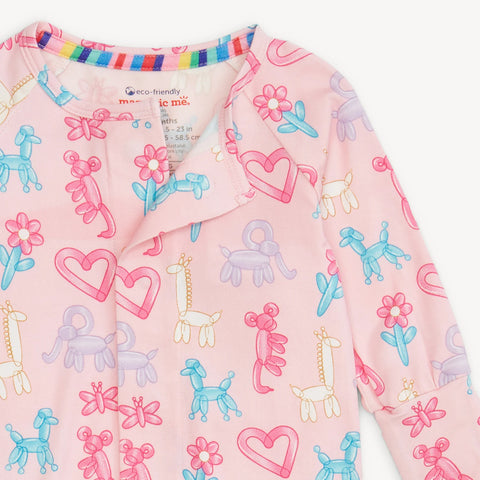 Magnetic Me | Pink Party Animals Glow In The Dark Coverall