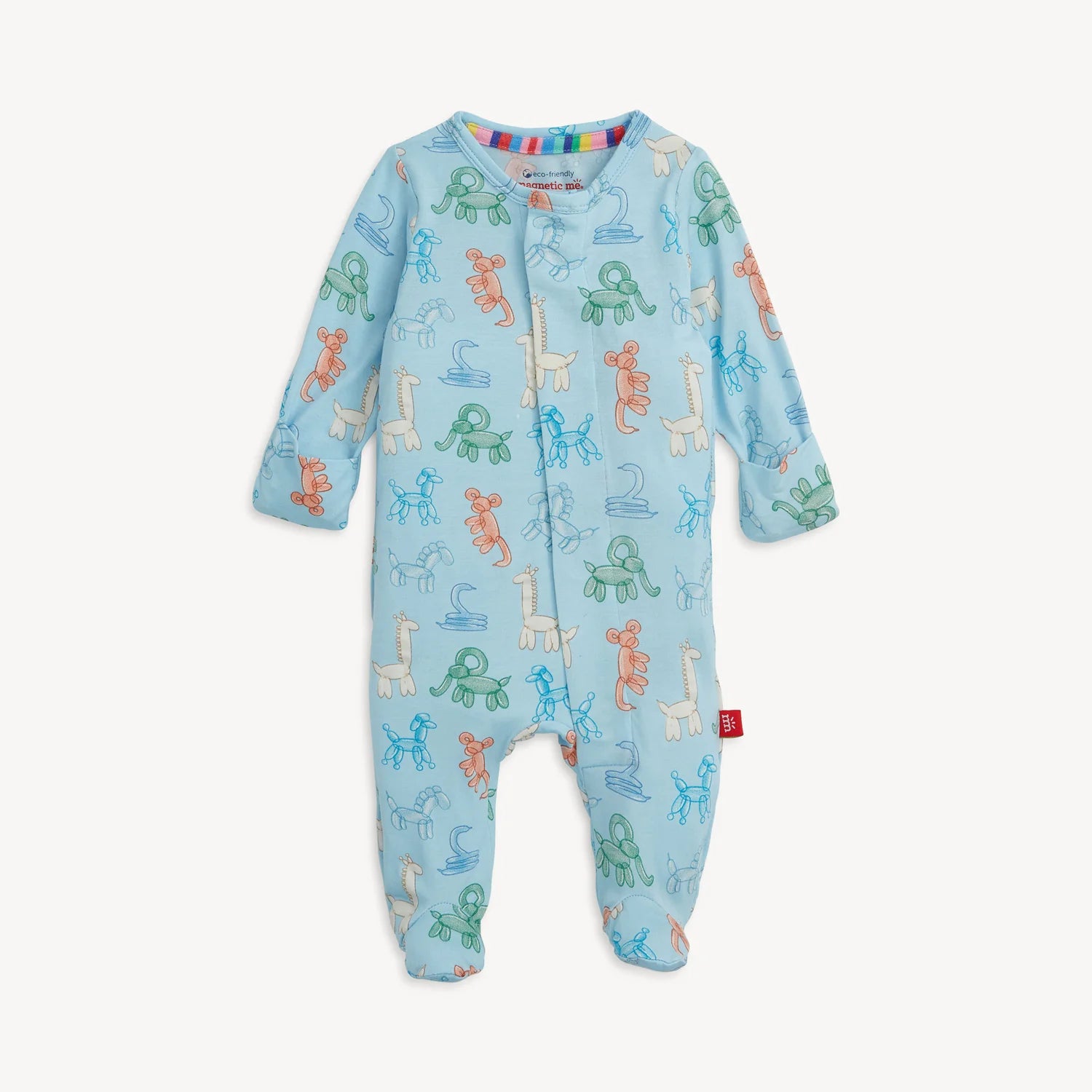 Magnetic Me | Blue Party Animals Glow In The Dark Footie