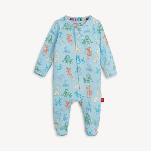 Magnetic Me | Blue Party Animals Glow In The Dark Footie