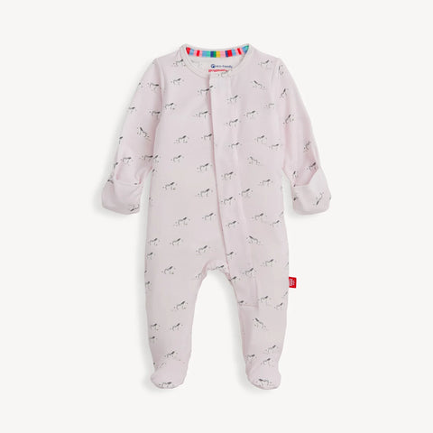Magnetic Me | Pink Savannah Plains Modal Footie