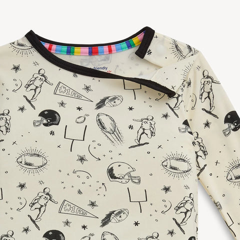 Magnetic Me | Natural Game Day Magnetic Toddler Pj Set