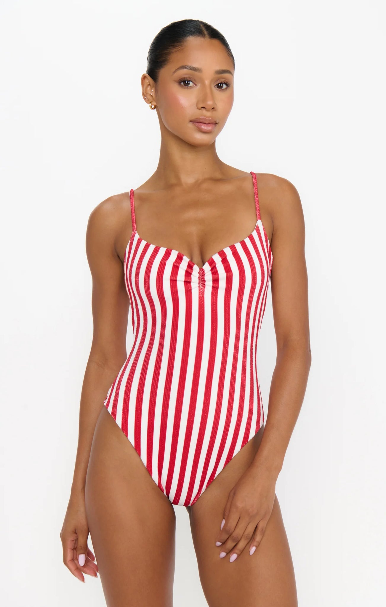 Show Me Your Mumu | Bells Beach One Piece in Red Stripe