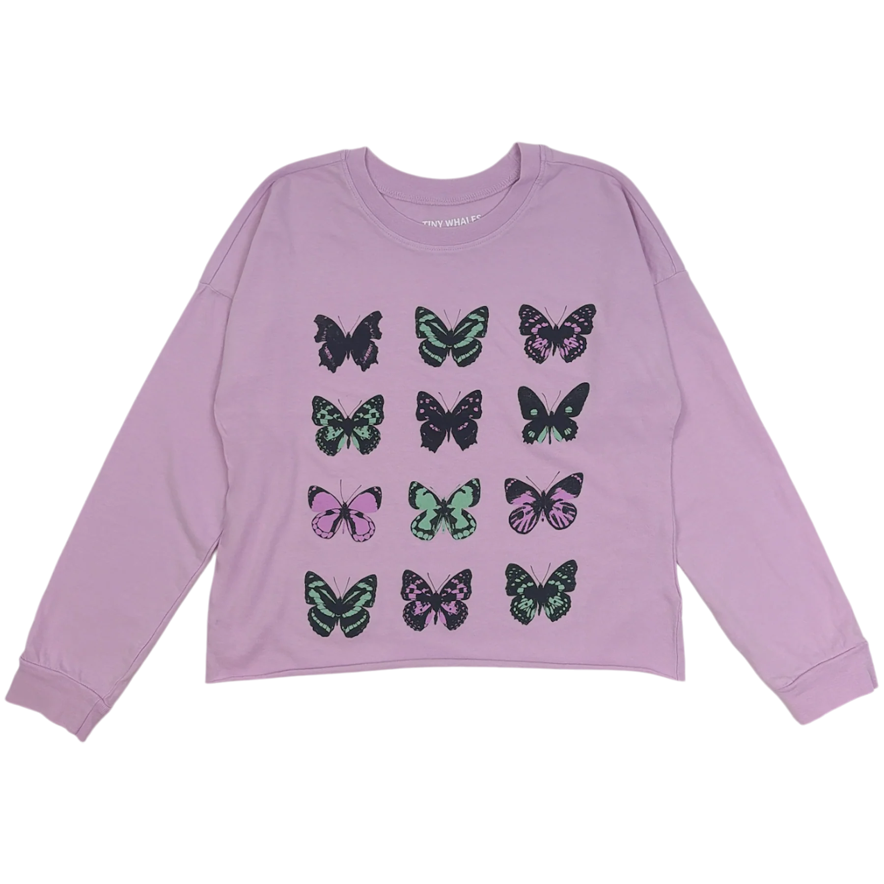 Tiny Whales | Mariposa Kids Boxy Long Sleeve