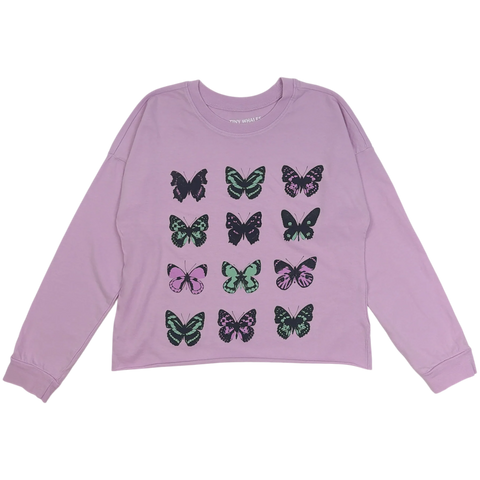Tiny Whales | Mariposa Kids Boxy Long Sleeve