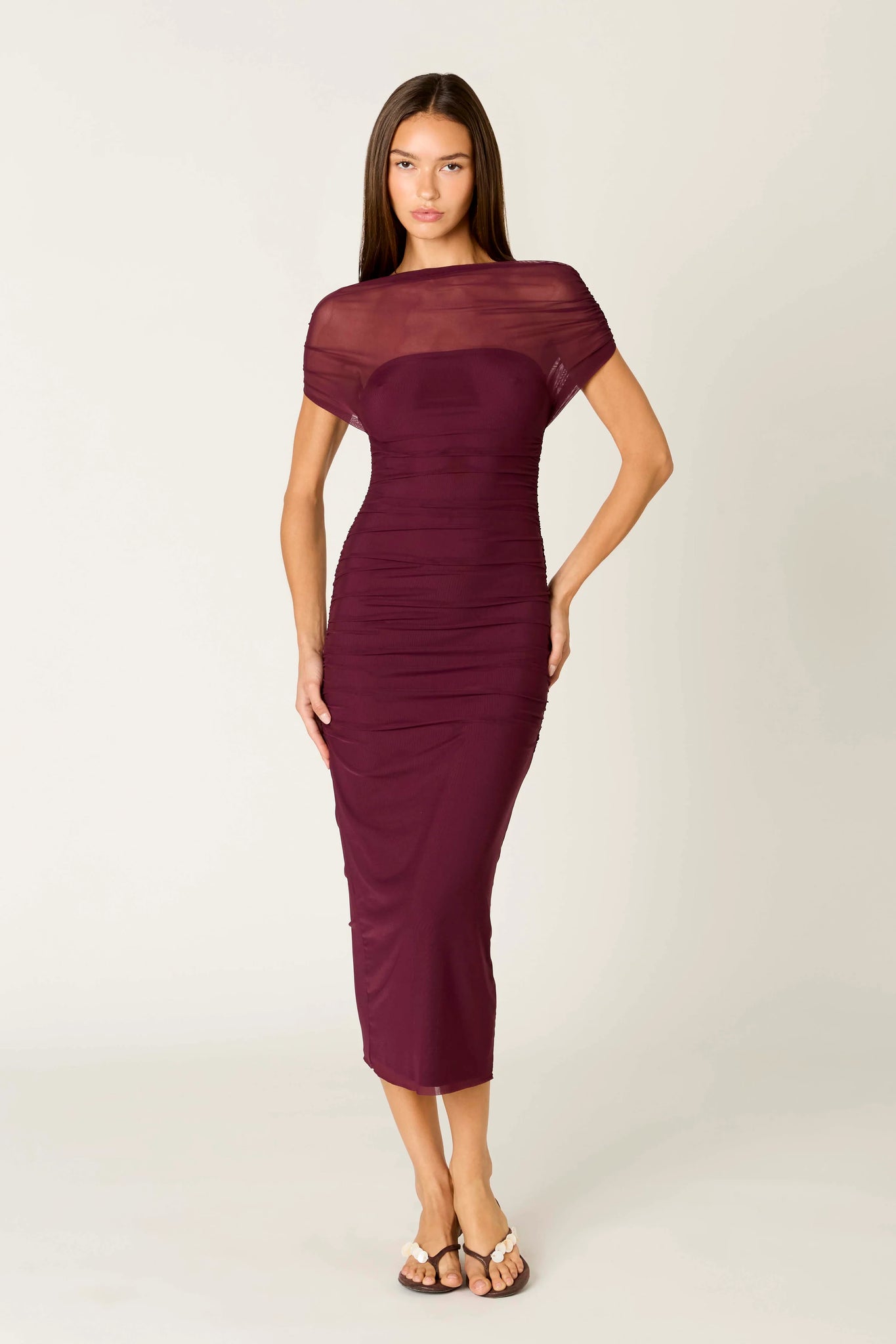 NIA | Aria Dress in Plum