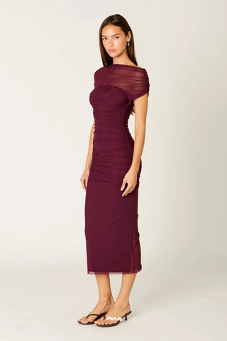 NIA | Aria Dress in Plum