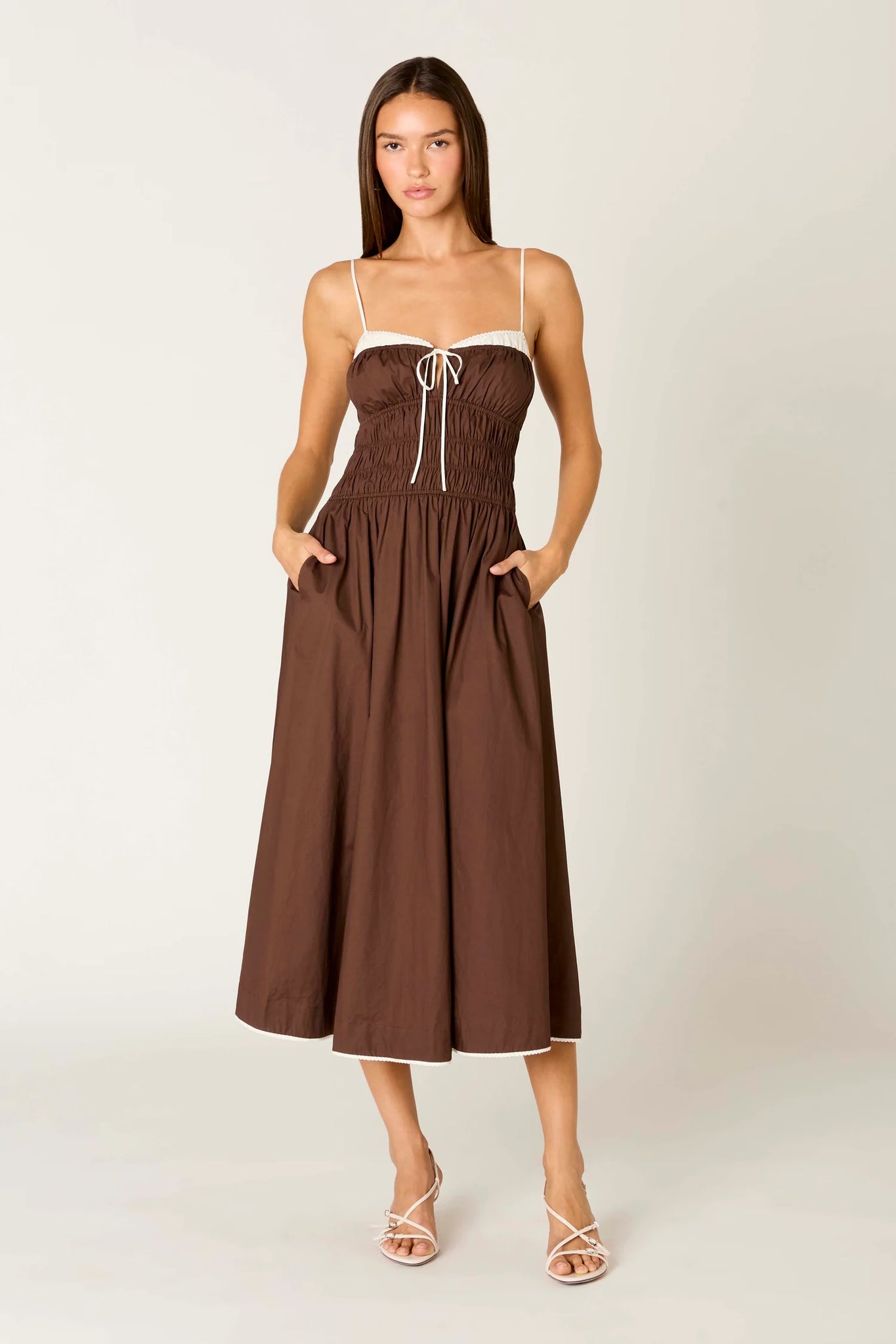 NIA | Thomas Dress in Coffee