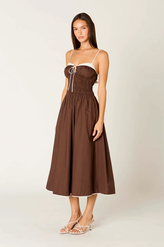 NIA | Thomas Dress in Coffee