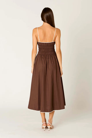 NIA | Thomas Dress in Coffee