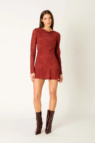 NIA | Sonnet Dress in Brick