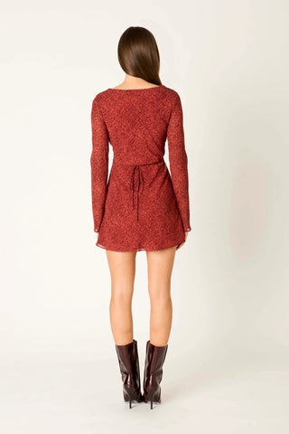 NIA | Sonnet Dress in Brick