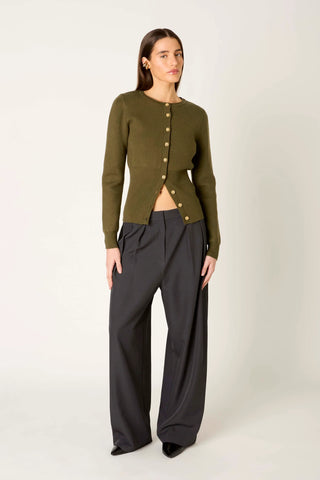 NIA | Sophia Cardigan in Olive