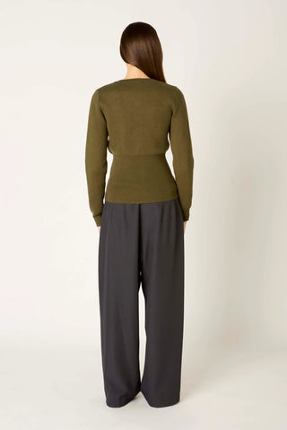 NIA | Sophia Cardigan in Olive