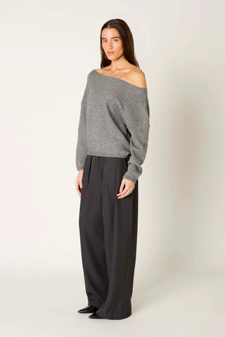 NIA | Nightmoor Sweater in Heather Grey