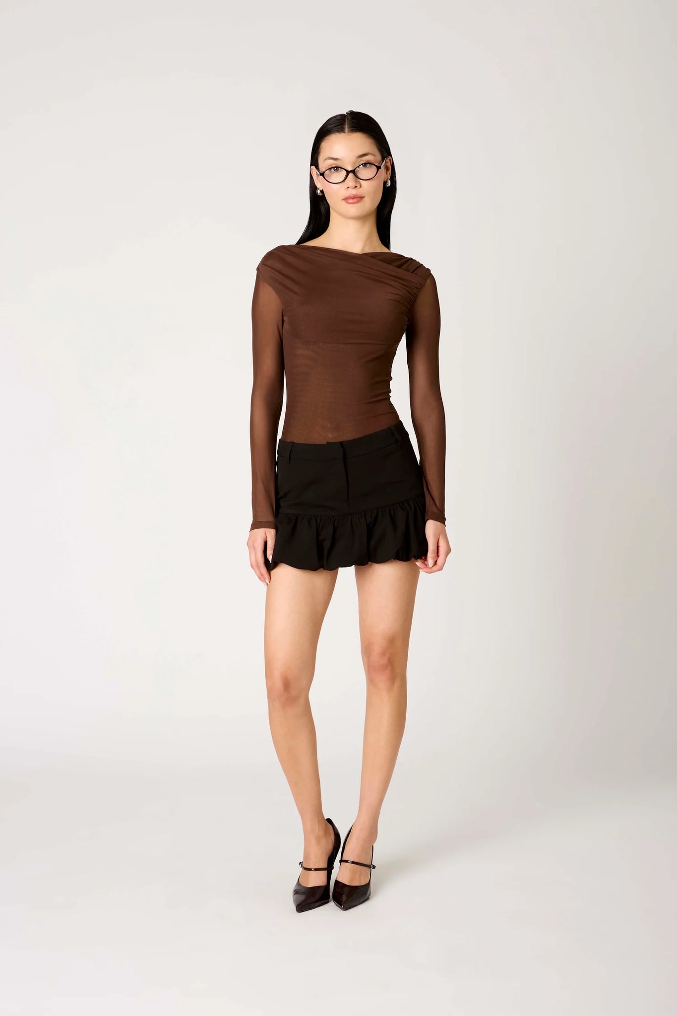 NIA | Aria Top in Brown