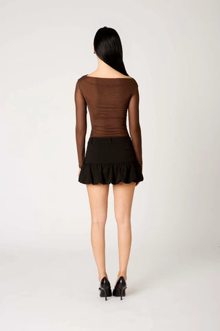 NIA | Aria Top in Brown
