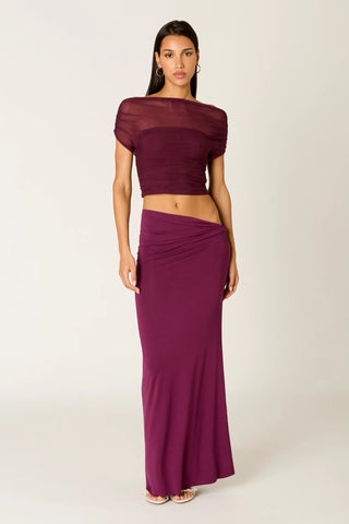 NIA | Yale Top in Plum