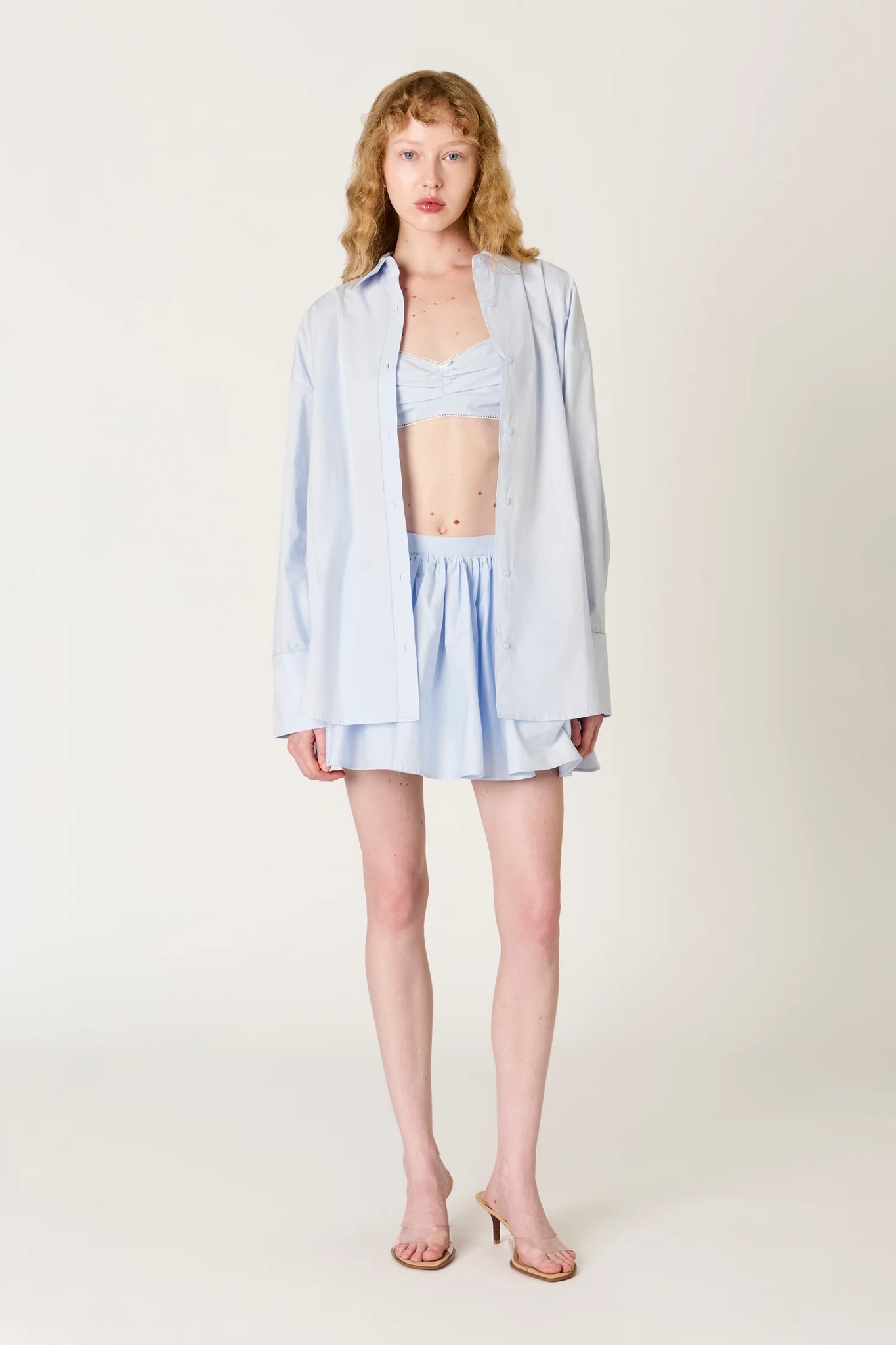 NIA | Bea Shirt in Sky in Sky