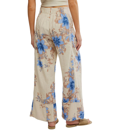 Free People | Days End Printed Linen Pants