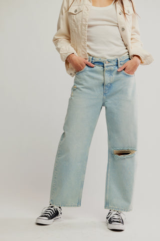 Free People | Deep Trace Dropped BF Jean