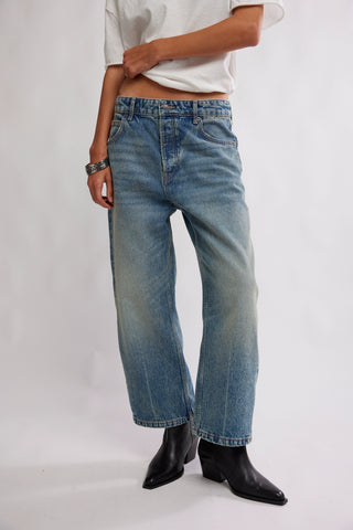 Free People | Deep Trace Dropped BF Jean