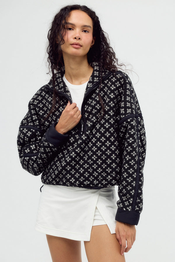 Free People | Printed Mountain High 1/2 Zip Up