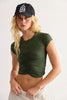 Free People | Tempo Ruched Short Sleeve