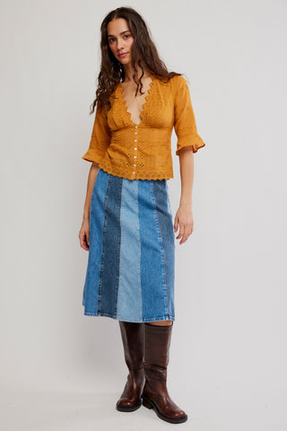 Free People | Salone Eyelet Top