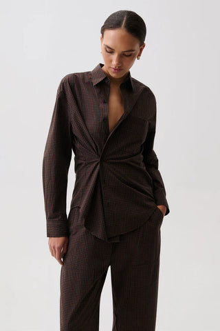 Pistola | Mila Button Down Wrap Top