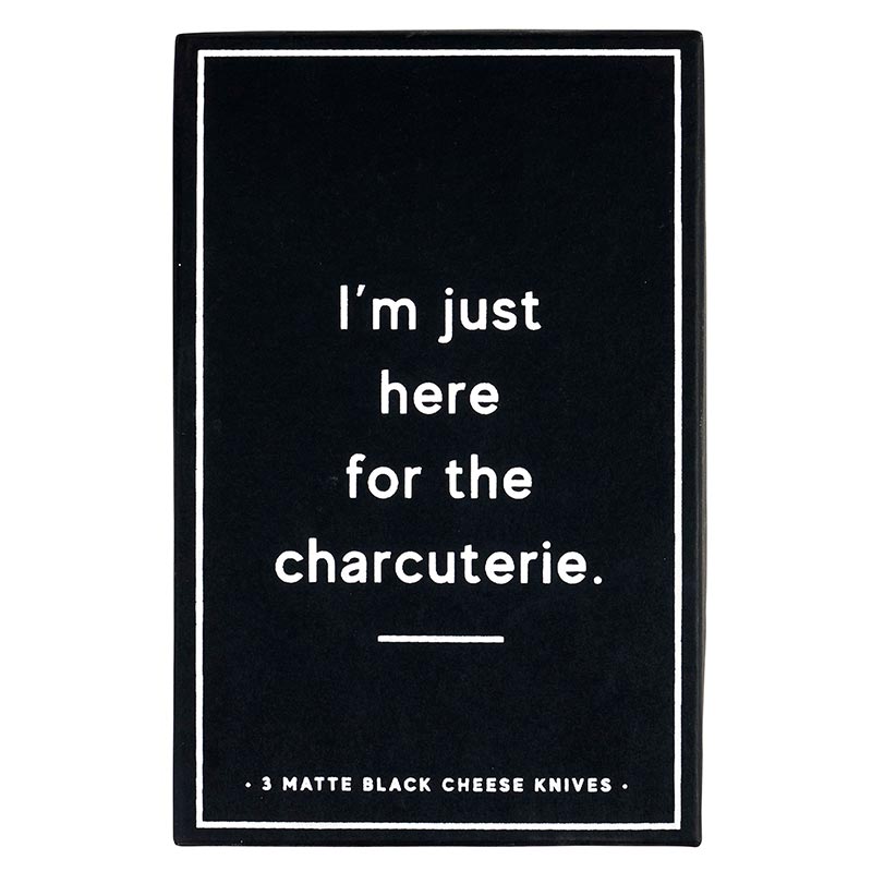 SB | Black Cheese Knives Box