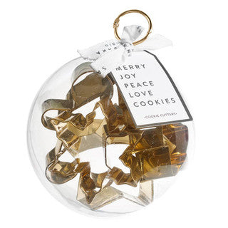 SB Gold Ornament Cookie Cutter Set