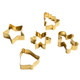 SB Gold Ornament Cookie Cutter Set