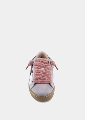ShuShop | Paula Mini Pewter Glitter Sneaker